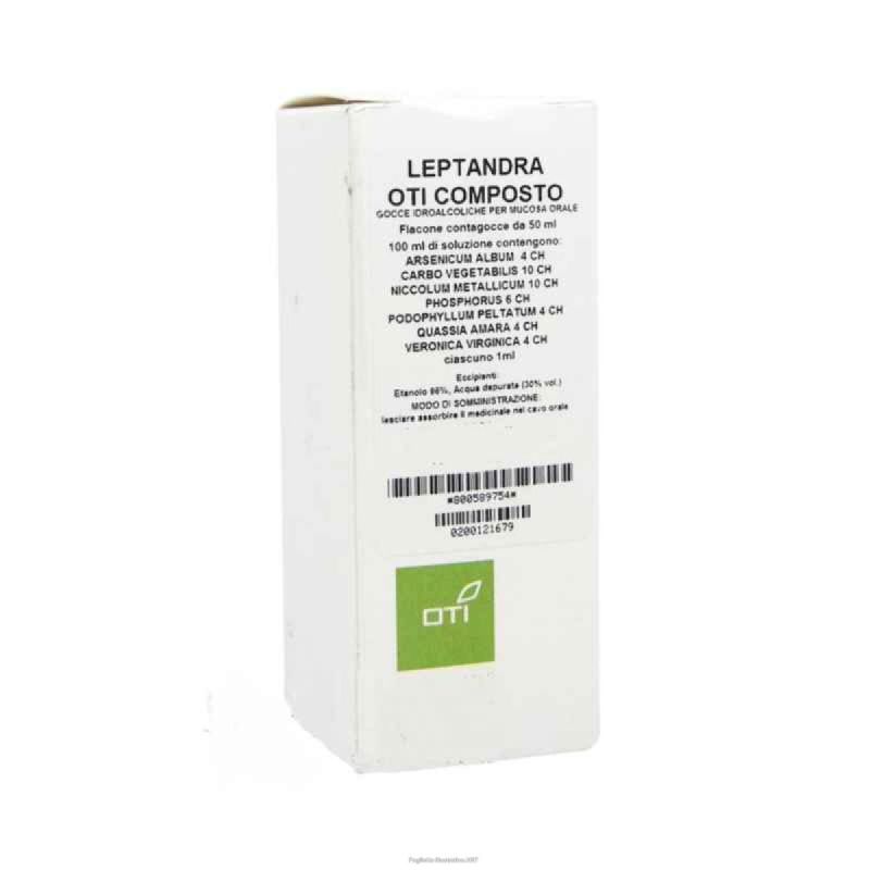 Oti Leptandra - Gocce Soluzione Idroalcolica Compresse, 50ml