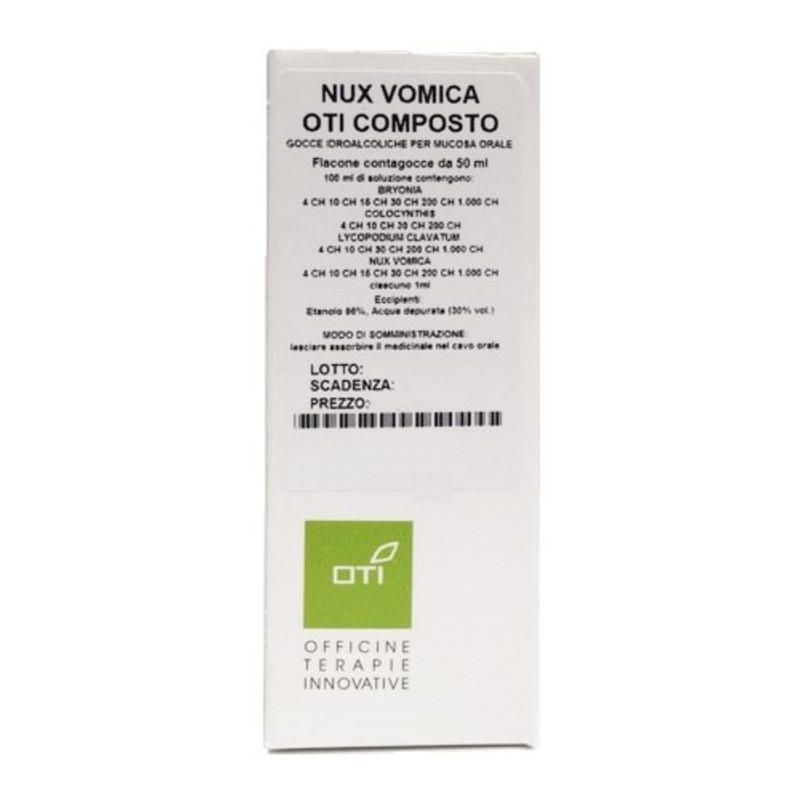 Soluuzione Idroalcolica Oti Nux Vomica Composto in Gocce - 50ml