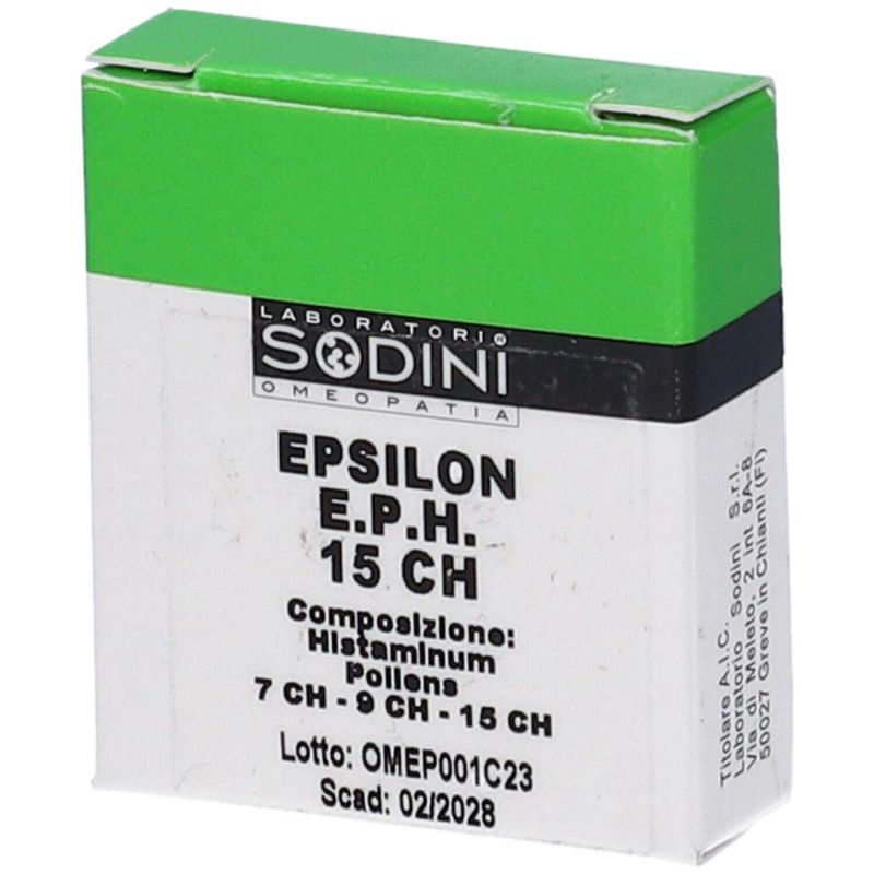 Epsilon Homeopathic EP15CH 1g Pellets Senza Glutine