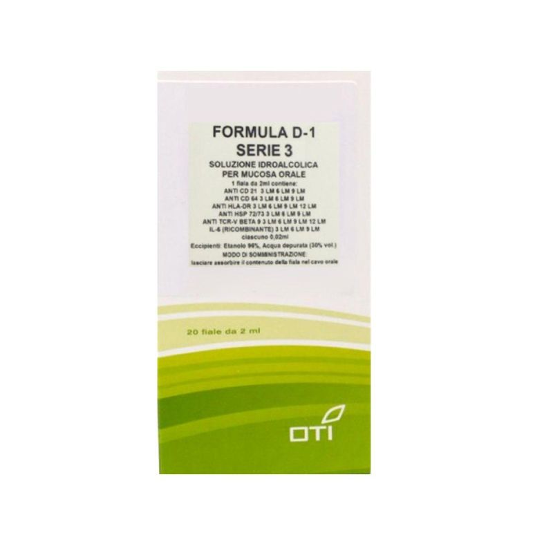 Serie 3 Formula D-1 20F Injection Vials