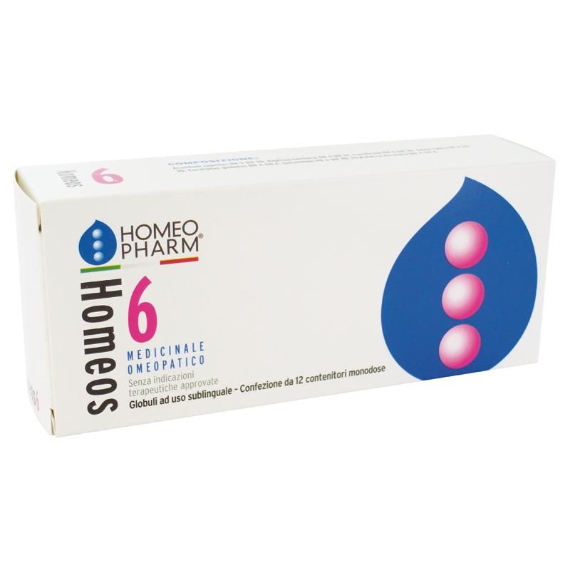 Cemon Homeos 6 -12 Tubi Monodose da 1g