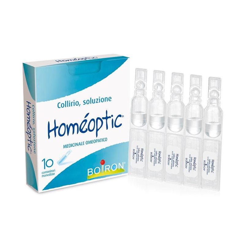 Boiron Homeoptic - Collirio Monodose da 0,4ml - Confezione da 10 Fiale