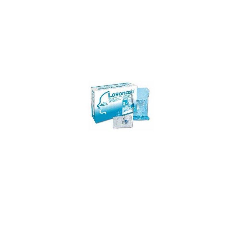 Lavonase: Set di 12 Sacche da 250ml con Dispositivi per Irrigazione Nasale