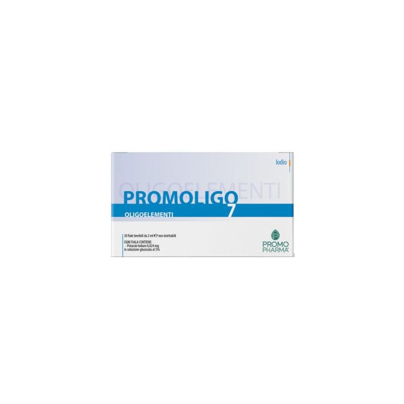 Promoligo 7 Iodio Supplemento - Pacchetto di 20 Fiale 2ml