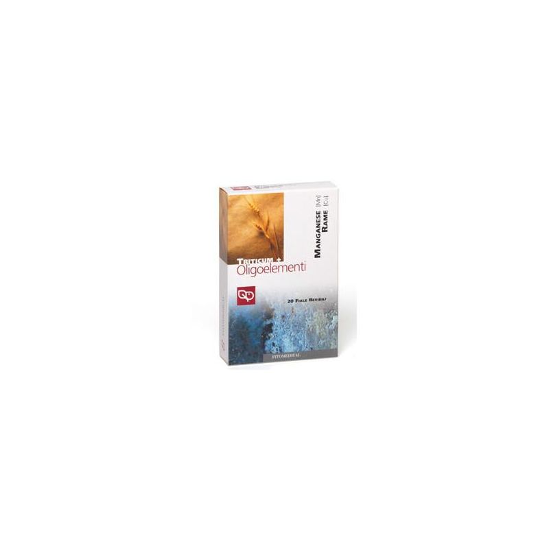 Triticum+ con Oligoelementi Manganese e Rame, Flaconcini da 2ml - Confezione da 20 Pezzi