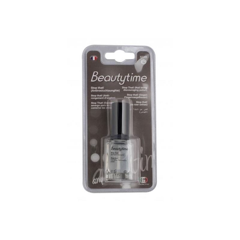 Beautytime Soluzione Anti-Onicofagia, Stop Smalto Mordicchiato, 12ml