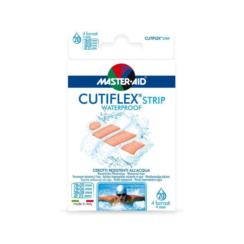 Master Aid Cutiflex Assortimento di 20 Cerotti Medicati