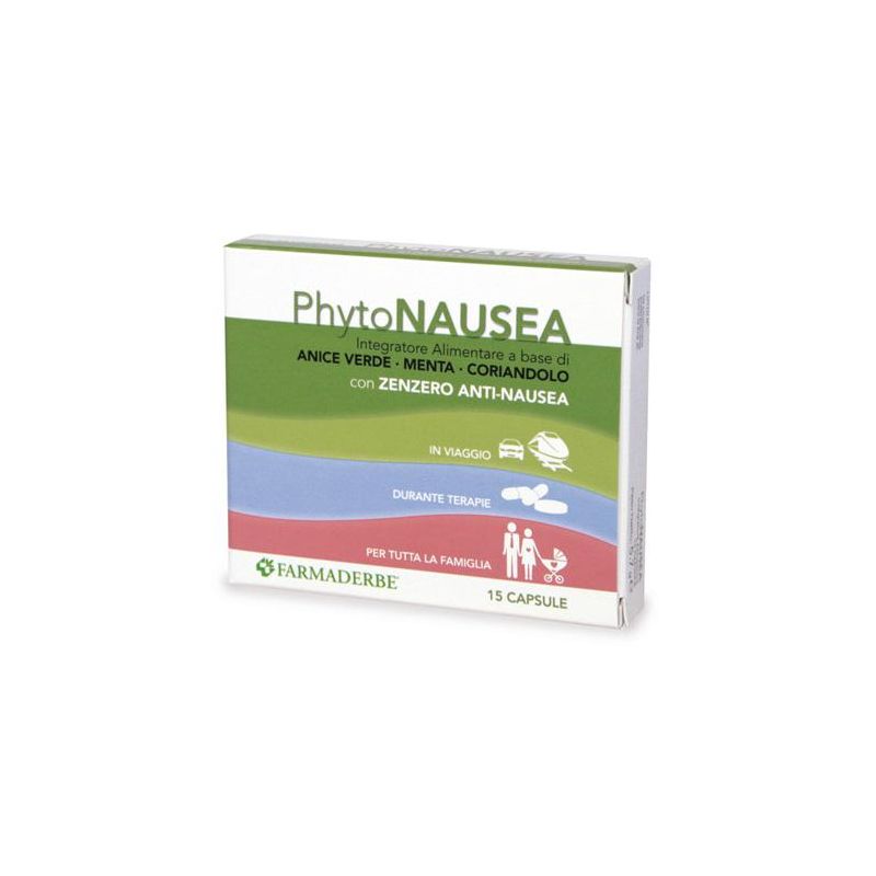 Phyto Nausea Relief - Pacco di 15 Capsule Naturali