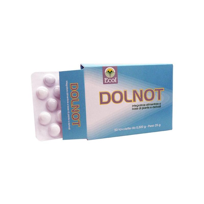 Ecol Dolnot - 50 Tavolette Ecologiche per Dolore
