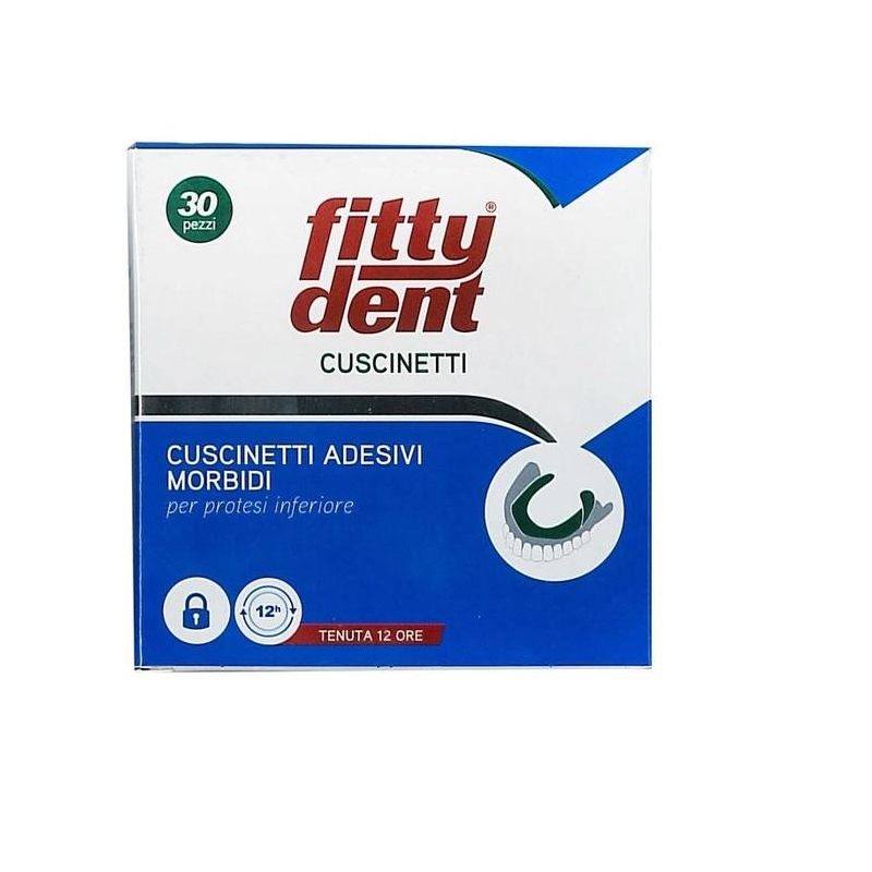 Cuscinetti Adesivi Fittydent per Protesi Dentarie - Pacco da 30 Pezzi