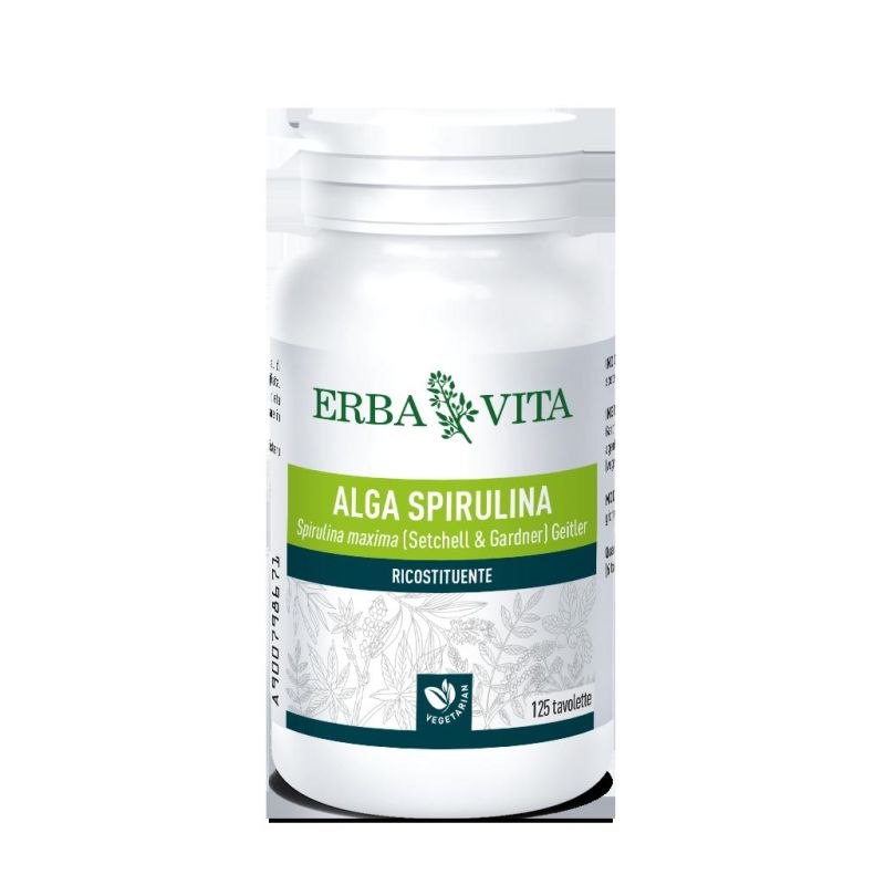 Erba Vita Spirulina Algae, 125 compresse da 400mg