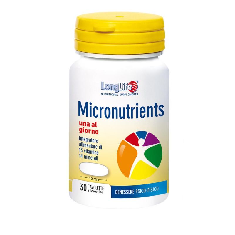 Longlife Micronutrients - 30 Compresse