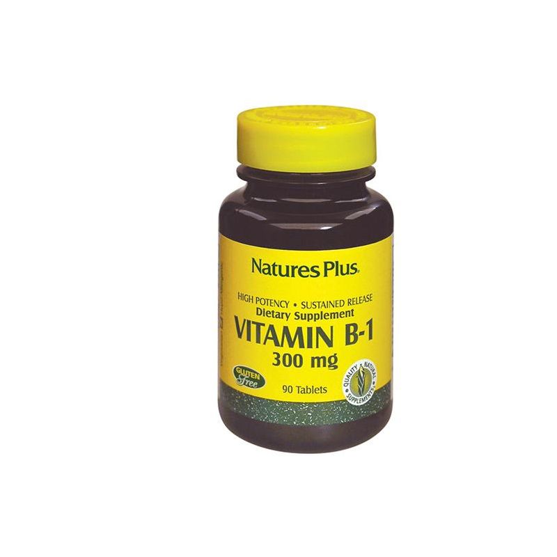 Nature's Plus - Vitamina B1 Tiamina 300mg, 90 Tavolette