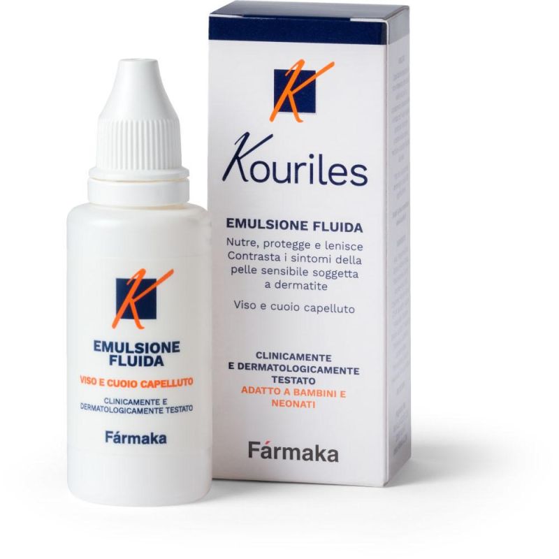 Kouriles Emulsione Fluida 30 ml per Dermatite Seborroica