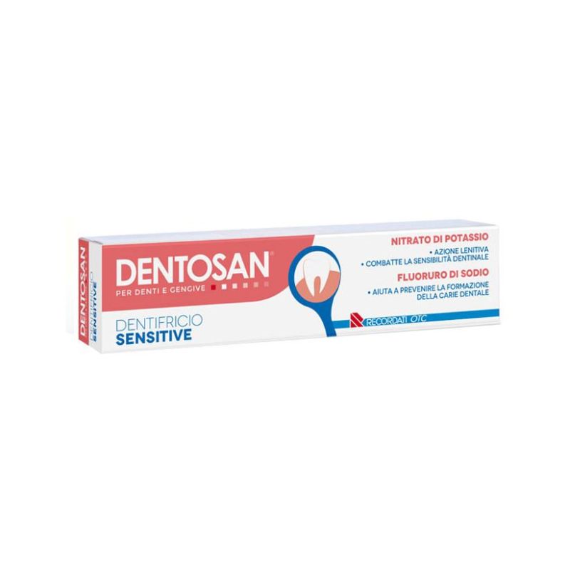 Dentosan Dentifricio Sensibile per Denti Delicati, 75ml