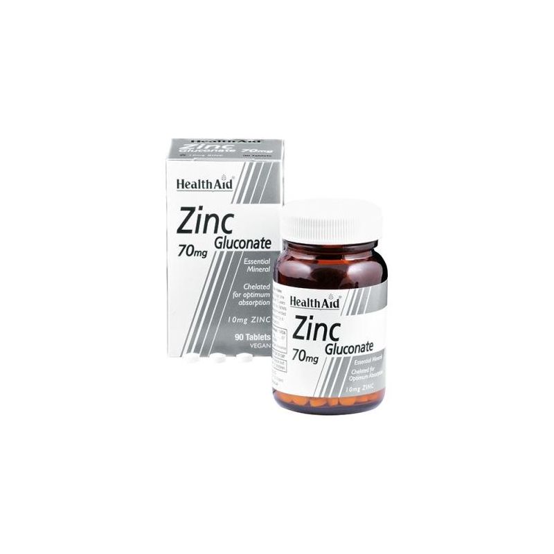 Health Aid Gluconato di Zinco - 90 Tavolette