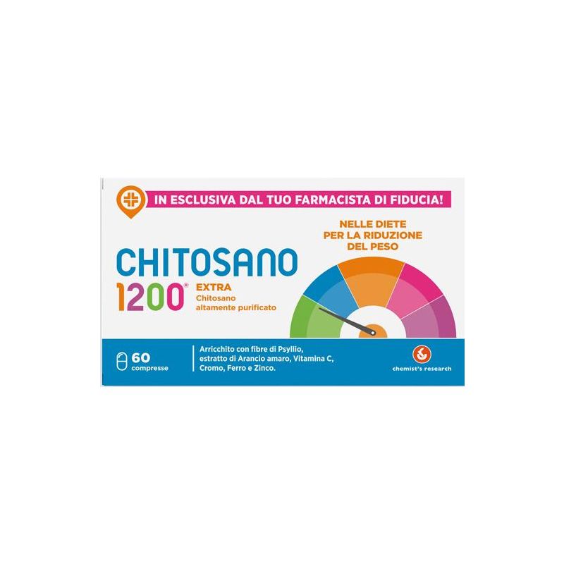 Chitosano Extra 1200 - Confezione da 60 Compresse