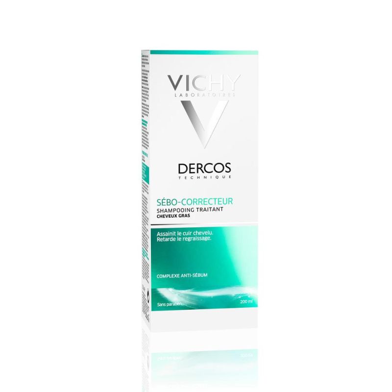 Vichy Dercos Shampoo Sebo-Regolatore - Controllo dell'Olio - 200ml