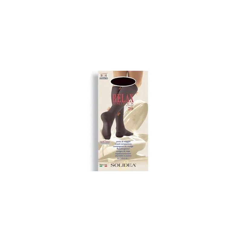 Solidea Relax 70 - Calzini Unisex di Sostegno in Blu, Taglia 3-L