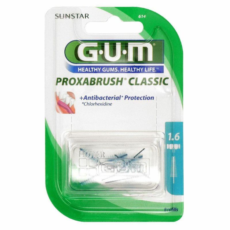 Scovolino Interdentale Proxabrush 614 di Gum - 8 Pezzi