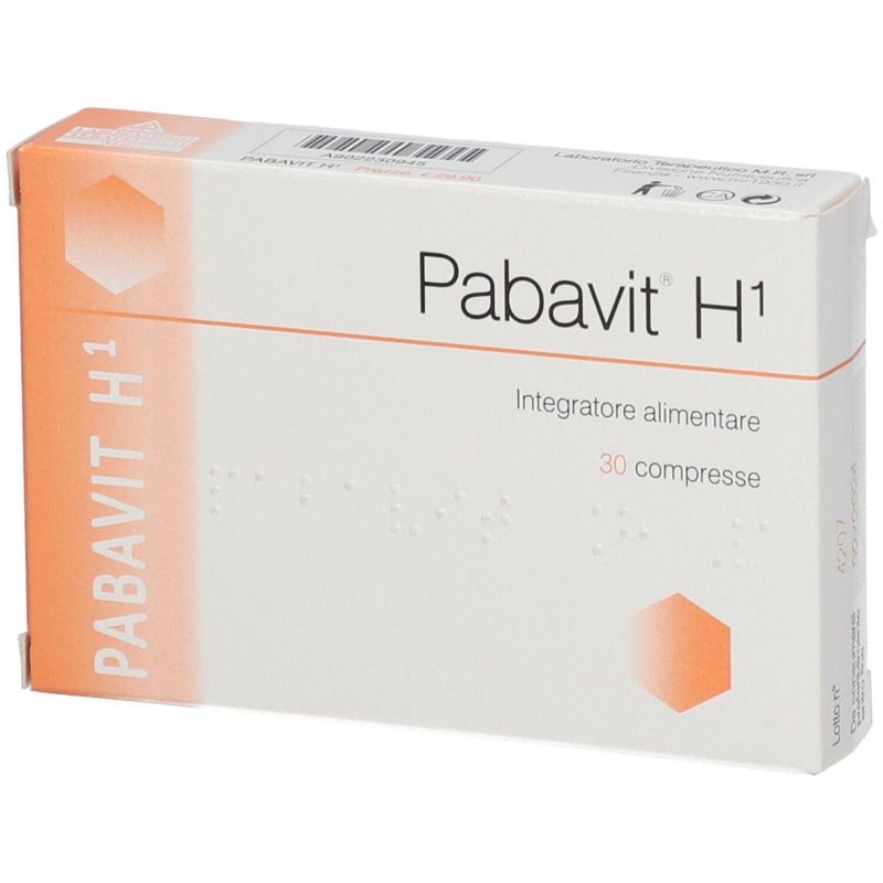 Pabavit H1 - Integratore Alimentare, 30 Compresse