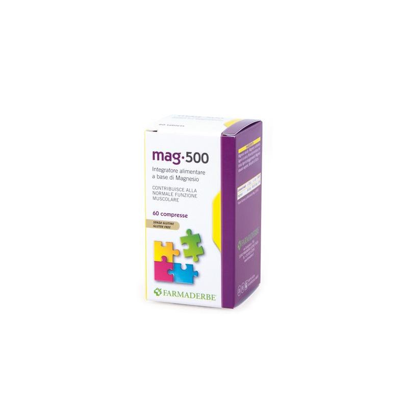 NutraMag 500 - Supplemento di Magnesio - 60 Compresse