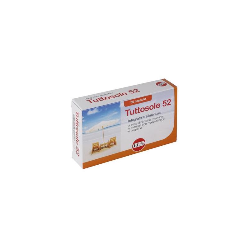 TuttoSole 52: Integratore Vitamina D3, 30 Capsule