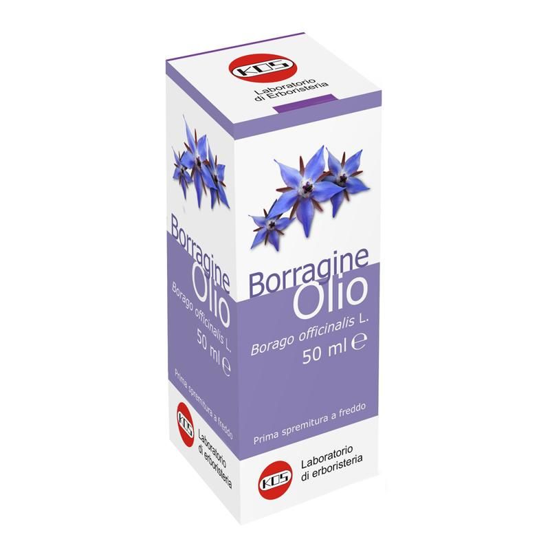 Olio di Borragine Puro al 100% - Flacone da 50ml
