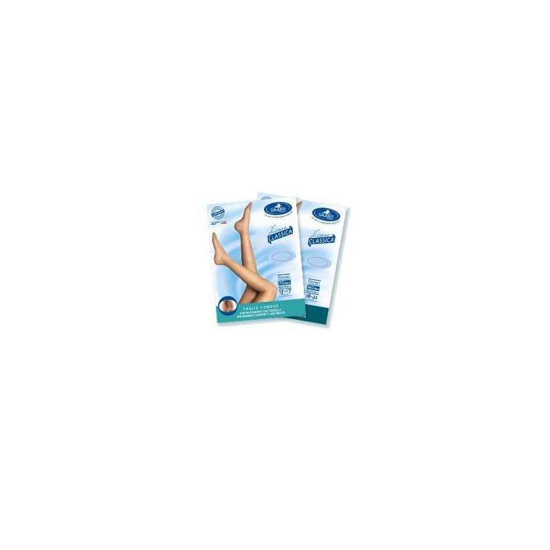 Collant Microrete Neutro Beige Sauber, Taglia Comoda 140, Taglia 3