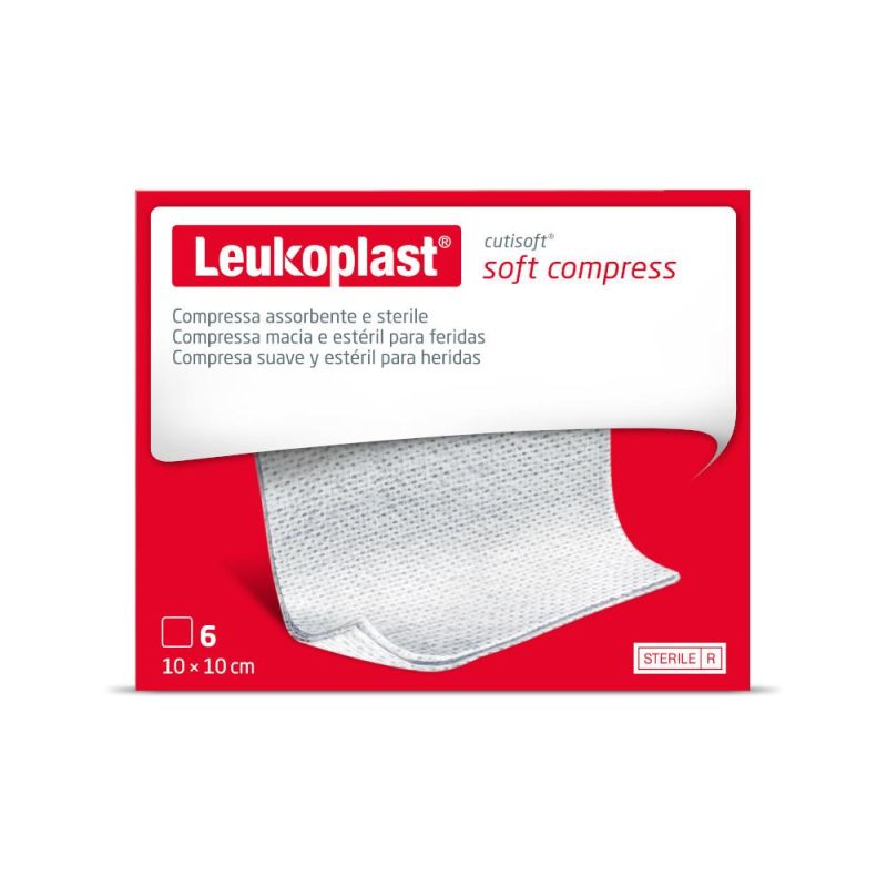 Cutisoft Garza Idrofila Non Tessuta Compressa - 10x10cm, 6 Pezzi