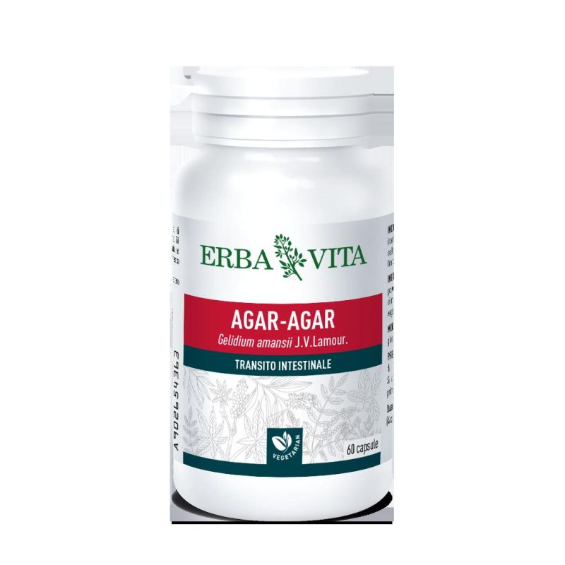 Erba Vita Agar Agar - Supplemento di 500mg, 60 Capsule