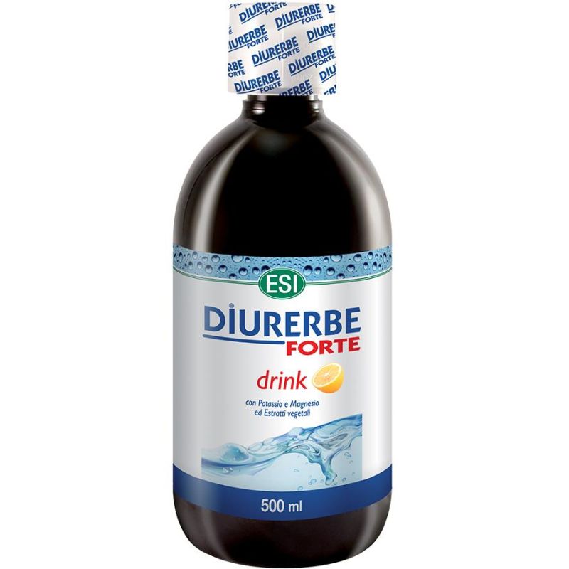 Diurerbe Forte Limone - Bevanda Diuretica Potenziata, 500ml