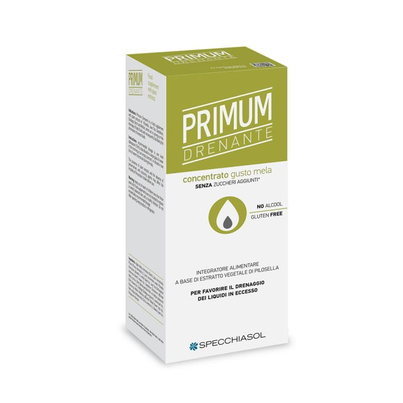 Sciroppo Drenante Primum al Gusto di Mela, 250 ml