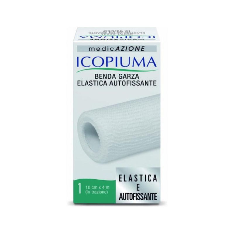 Benda Elastica Autofissante Icopiuma in Garza, 10cm x 4mt