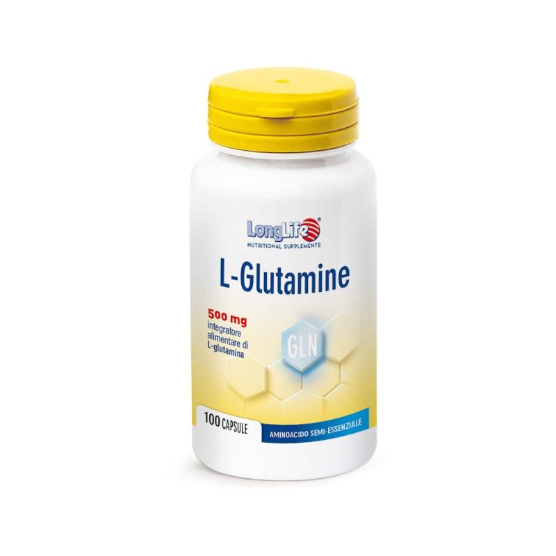 Glutammina Longlife - 100 Capsule per Longevitè e Salute