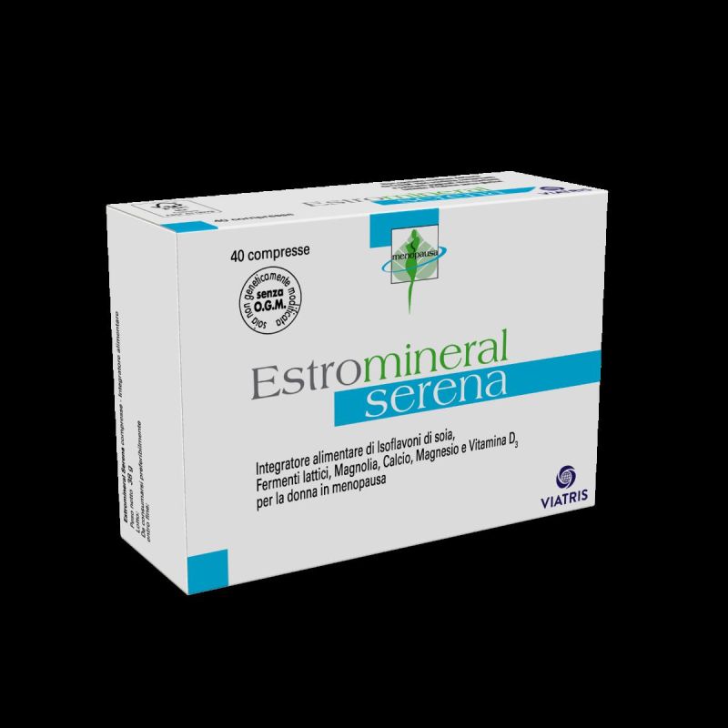 Estromineral Serena - Integratore per Menopausa, 40 Compresse