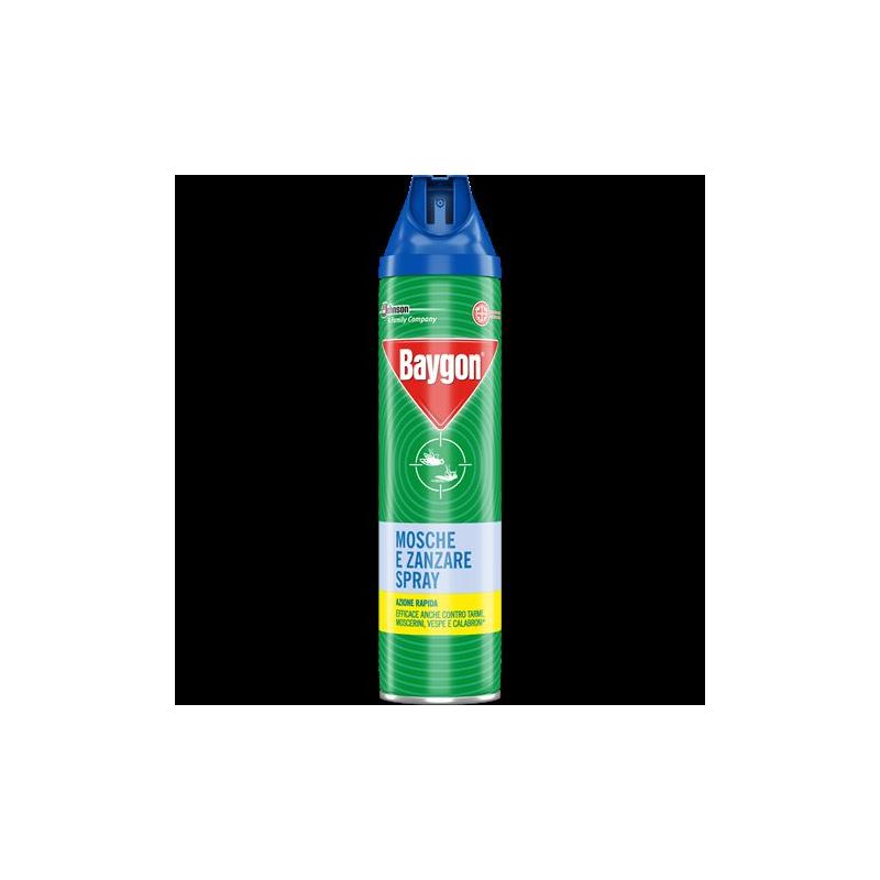Baygon Plus Spray Anti-Mosche e Zanzare, 400 ml