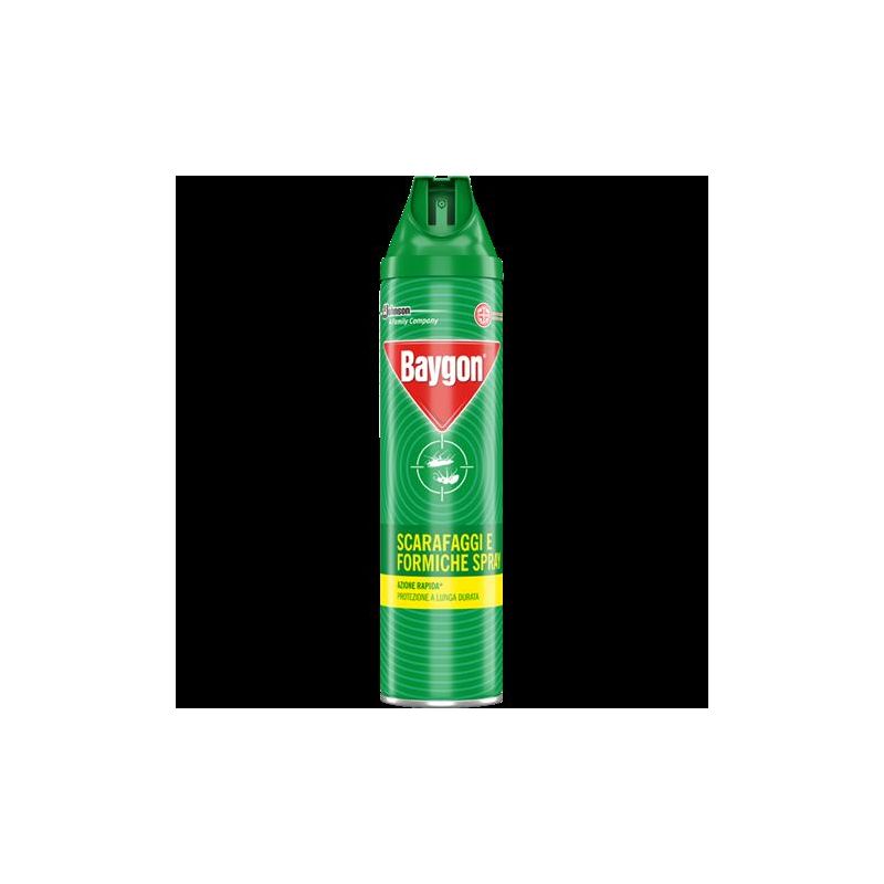 Baygon Plus - Spray Insetticida per Scarafaggi e Formiche, 400ml