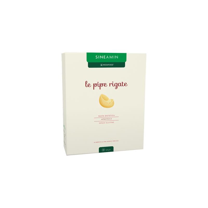 Sineamin Pipe Rigate - Pasta Aproteica e Senza Glutine, 500g