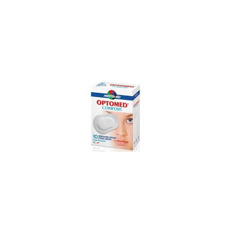 Master Aid Optomed Comfort - Garza Oculare Medicata, 10 Pezzi