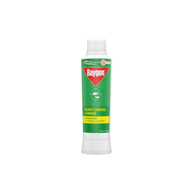 Repellente in Polvere Baygon contro Scarafaggi e Formiche - 250 ml