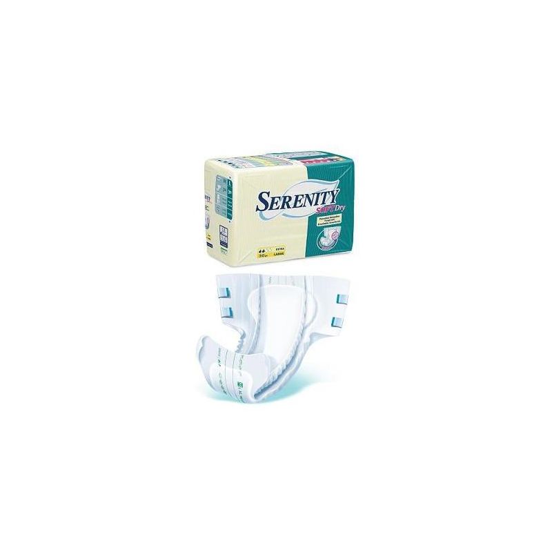 Pannoloni per Incontinenza Serenity Softdry Maxi, Taglia Media, 15 Pezzi