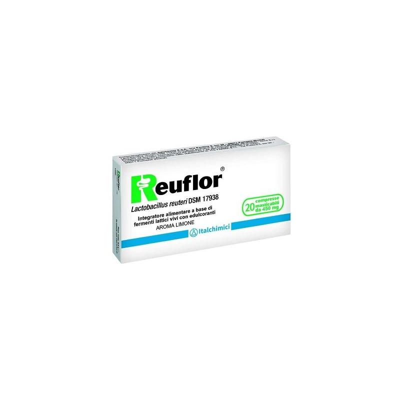 Reuflor Digestive Health Supplement, 20 compresse, 9g