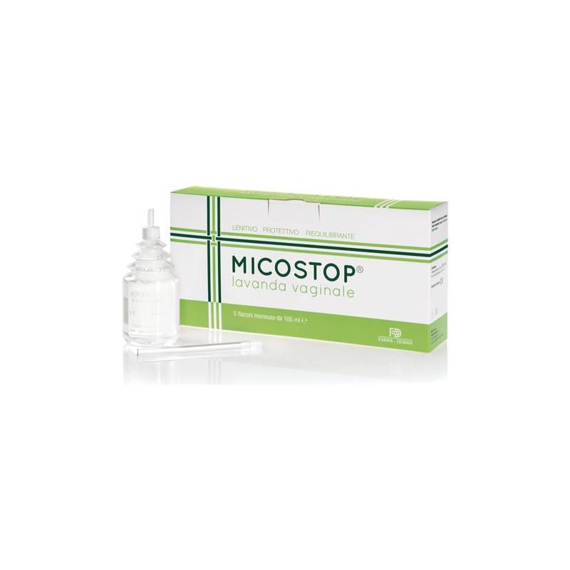 Micostop Soluzione di Lavanda Vaginale 5 Pezzi da 100ml