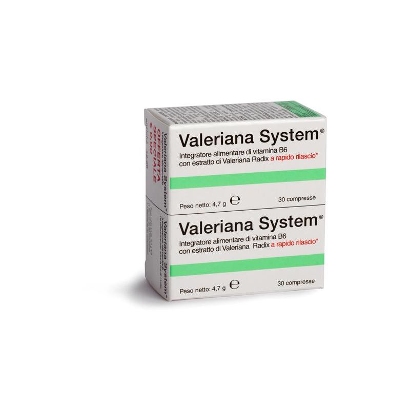 Sistema Valeriana: 60 Compresse per il Relax