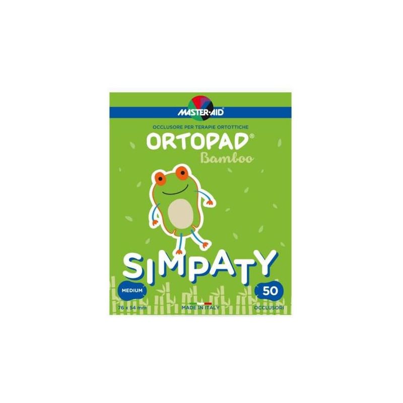 Ortopad Simpaty Cerotto Oculare 5.4x7.6cm, Pacco da 50 Pezzi
