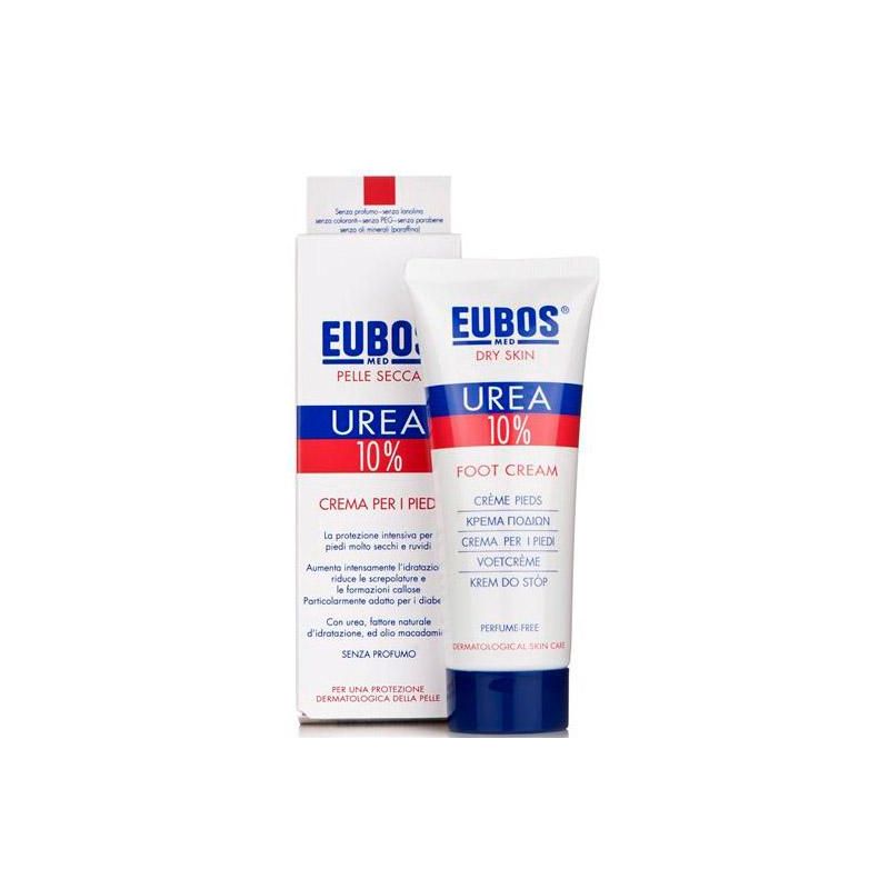 Eubos 10% Urea Crema Idratante per Piedi, 100ml