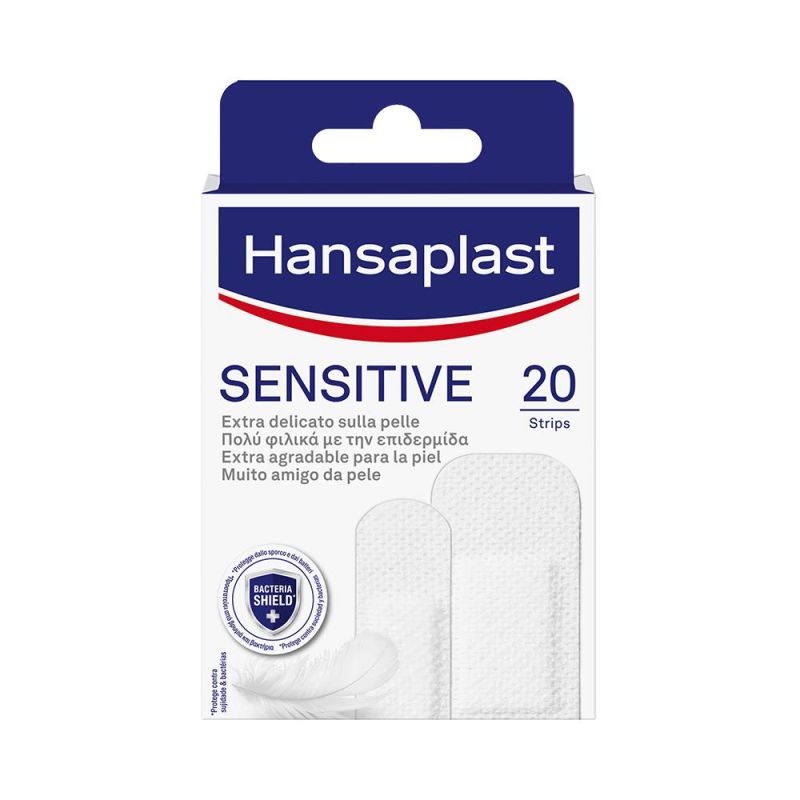 Cerotti Sensitive Hansaplast da 20 Pezzi in 2 Formati Assortiti