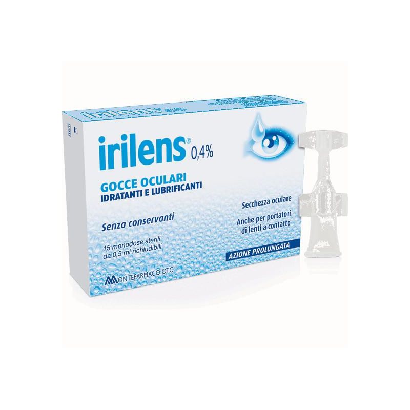 Irilens Monodose: Gocce Oculari Riutilizzabili in 15 Ampolle da 0,5 ml
