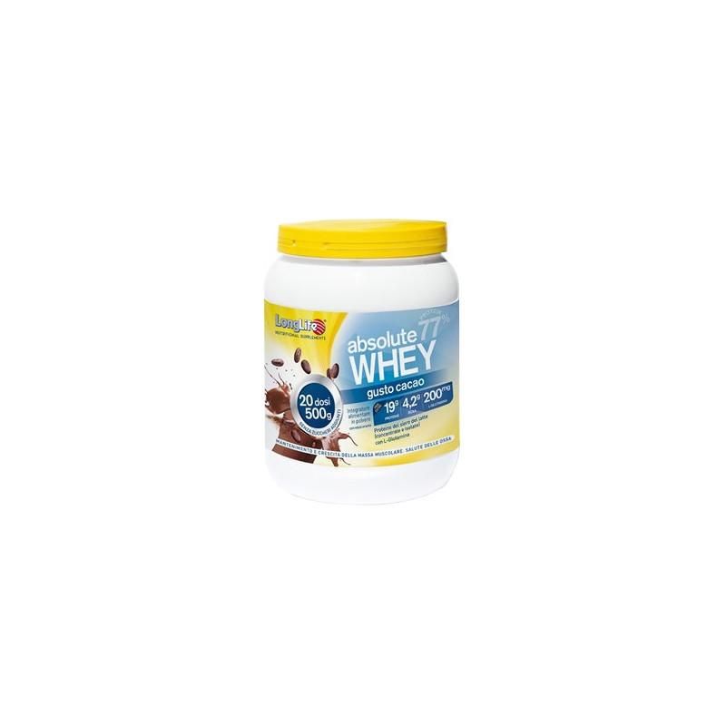 Longlife Absolute Whey Protein al Cacao, 500g